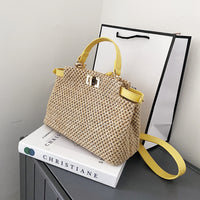Amalfi Straw Tote