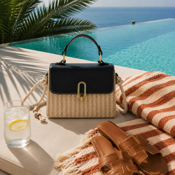 Côte Woven Shoulder Bag